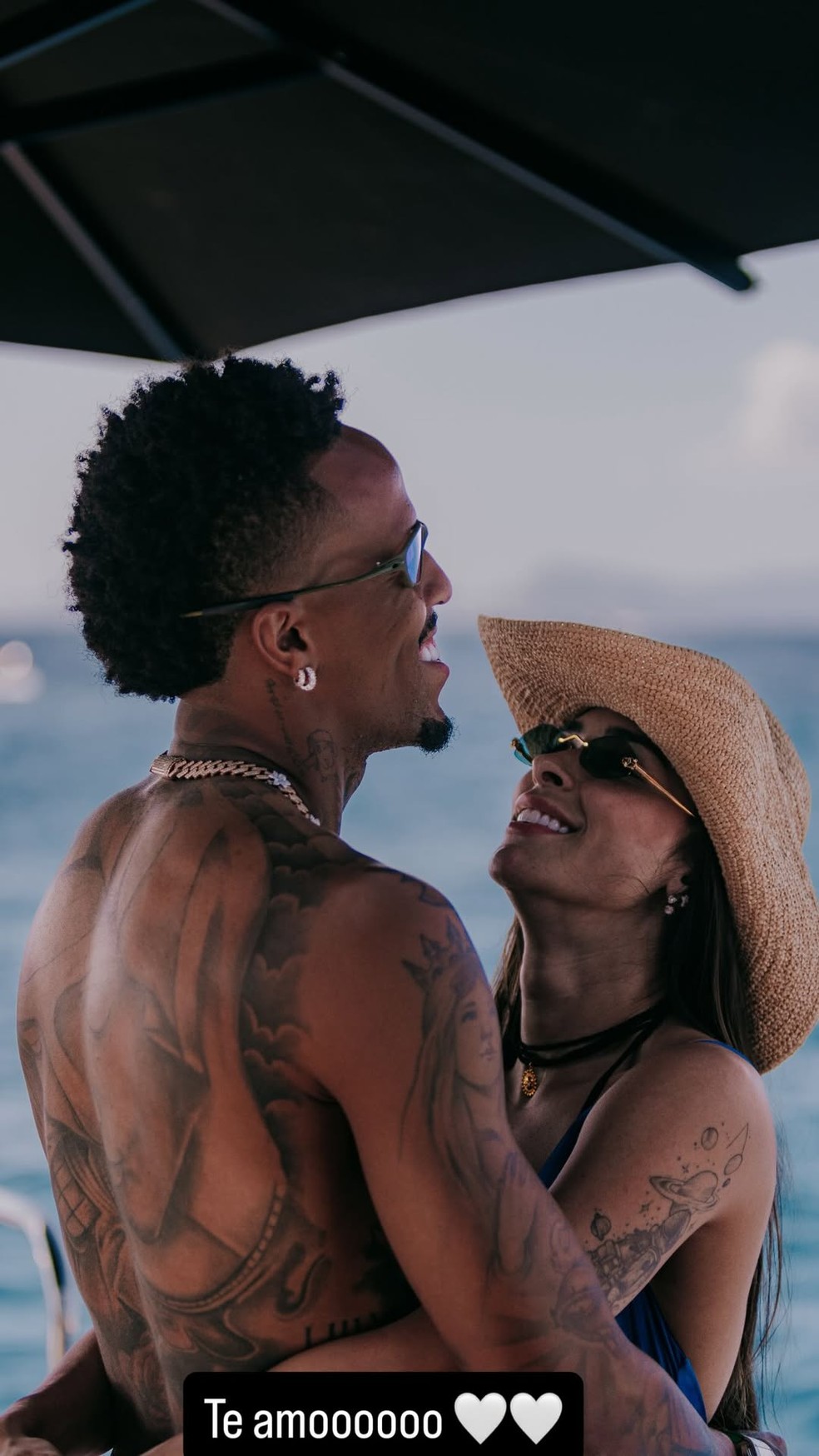 Eder e Tainá Militão — Foto: Reprodução/Redes sociais