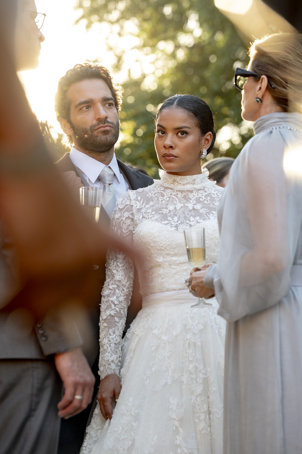 Fátima não vai gostar nada da presença de Solange — Foto: Ellen Soares/gshow