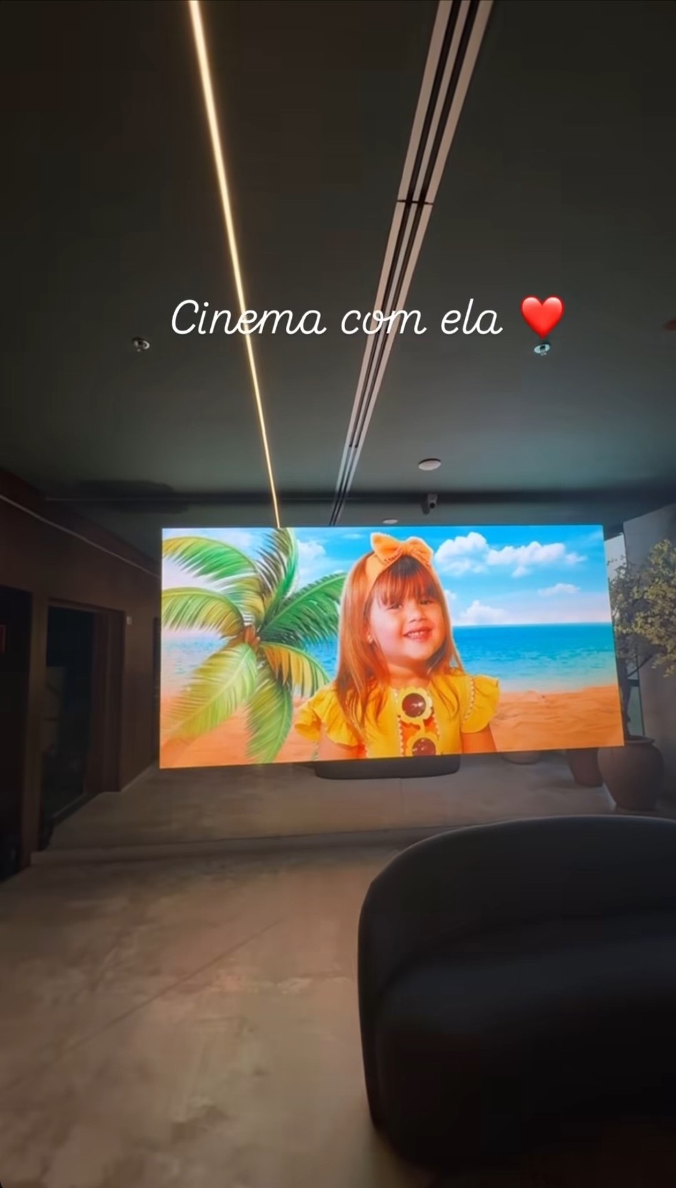 Poliana Rocha também foi ao aniversário de Maria Alice — Foto: Reprodução Instagram