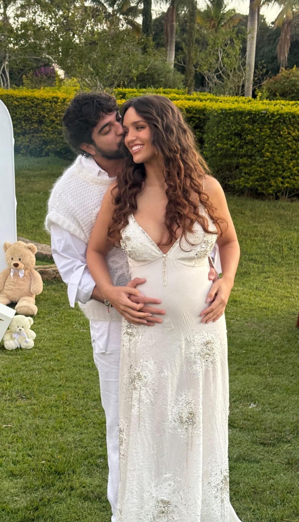 Chá revelação de Rafa Kalimann e Nattanzinho — Foto: Reprodução/Instagram