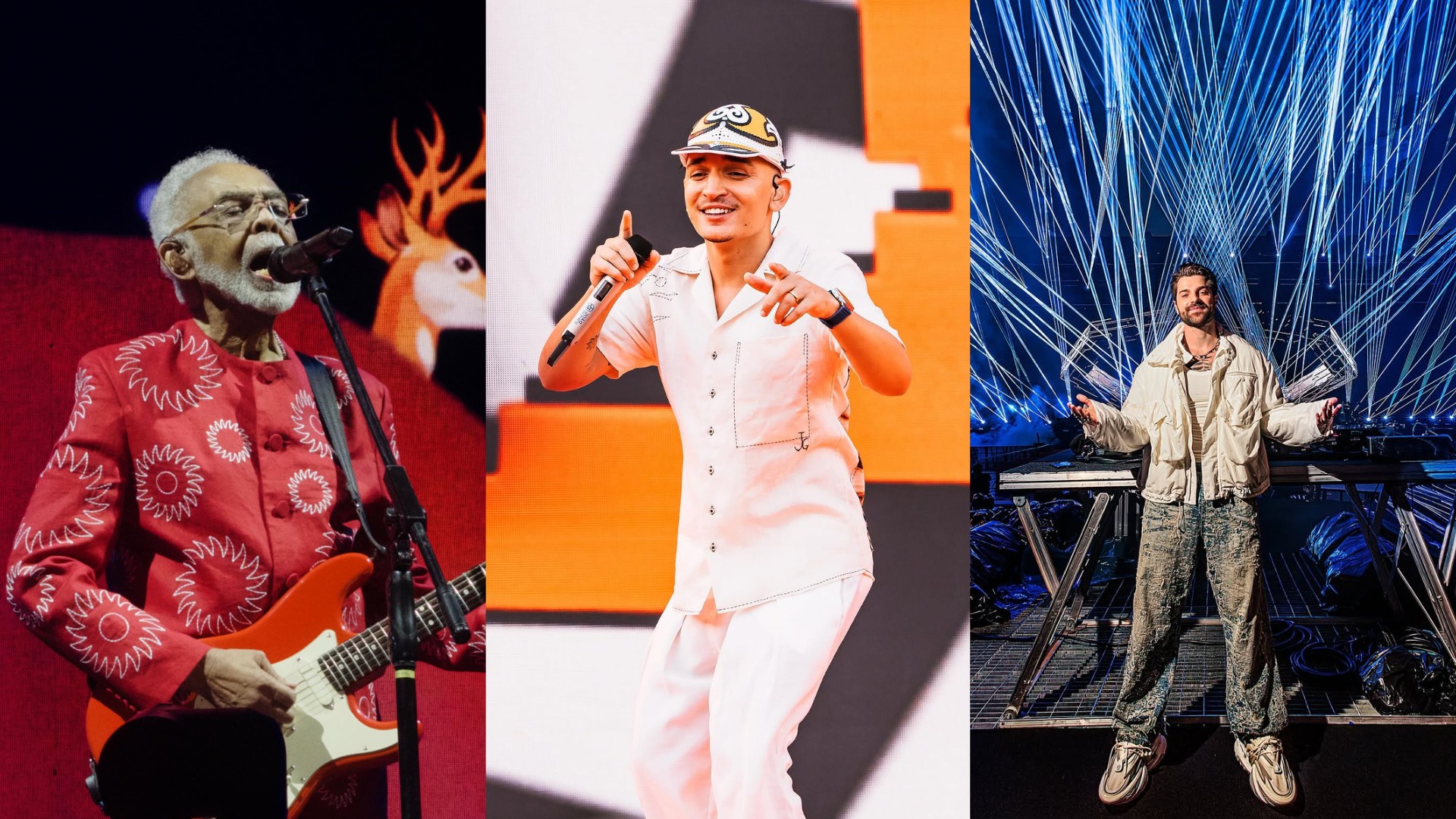 Réveillon 2026: terá apresentação de Gilberto Gil, João Gomes, Alok e show de drones