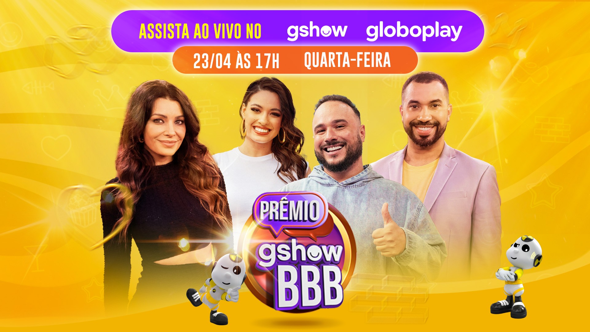 Prêmio gshow BBB 25: acompanhe os bastidores em tempo real!