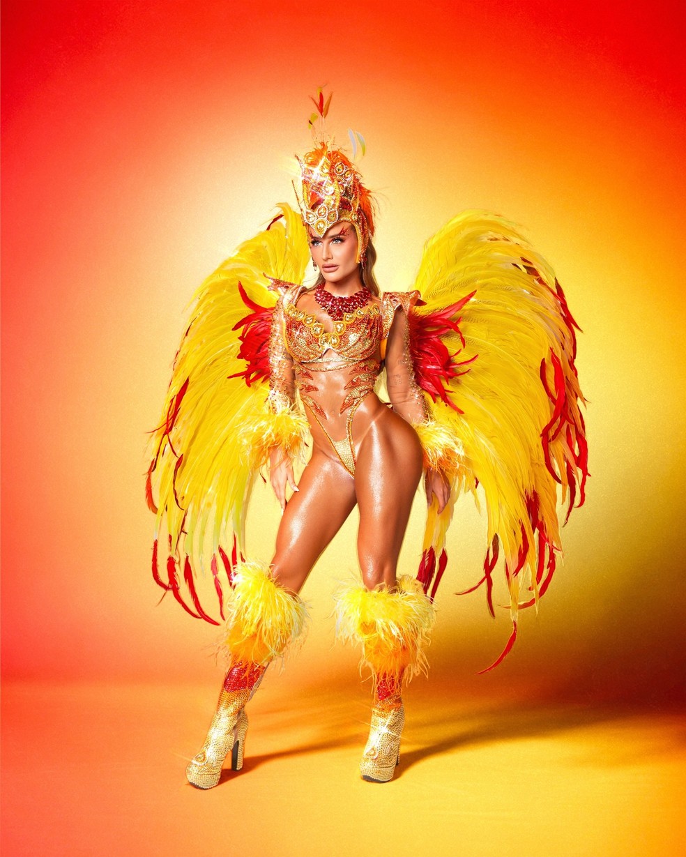 Bruna Griphao faz estreia como musa — Foto: Reprodução/Instagram