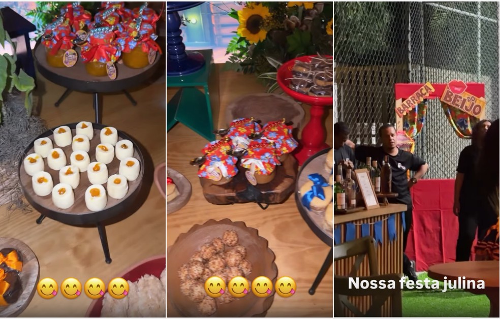 Virginia e Vini Jr abrem casa pra festa julina — Foto: Reprodução/Instagram