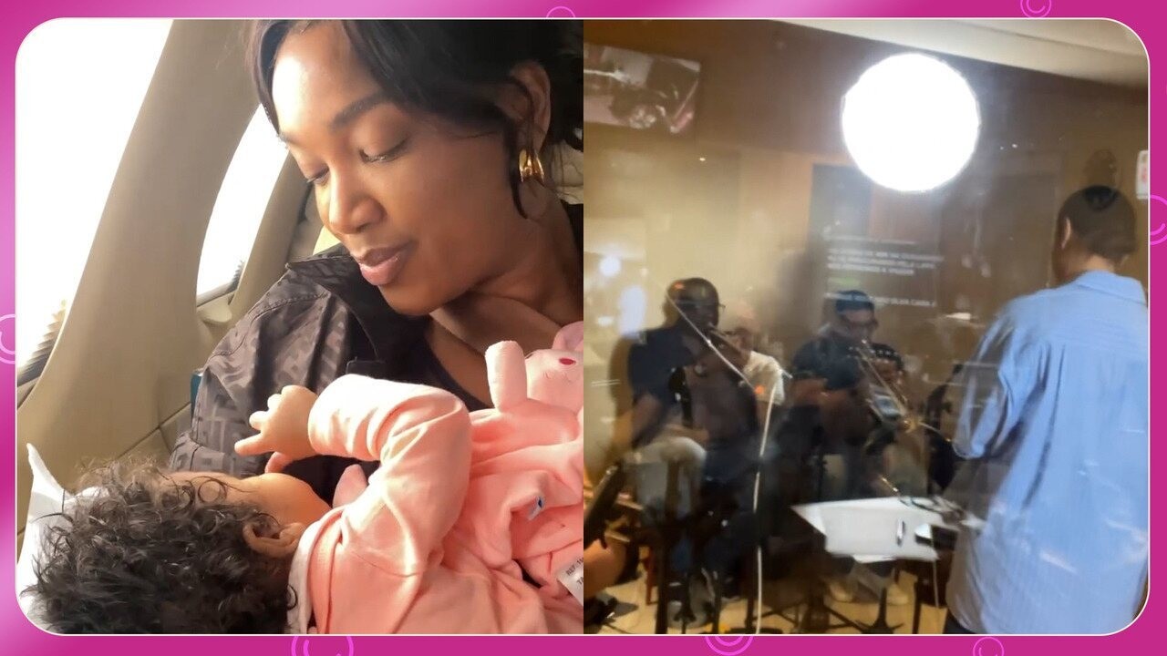 Iza posta foto com a filha, Nala, na praia