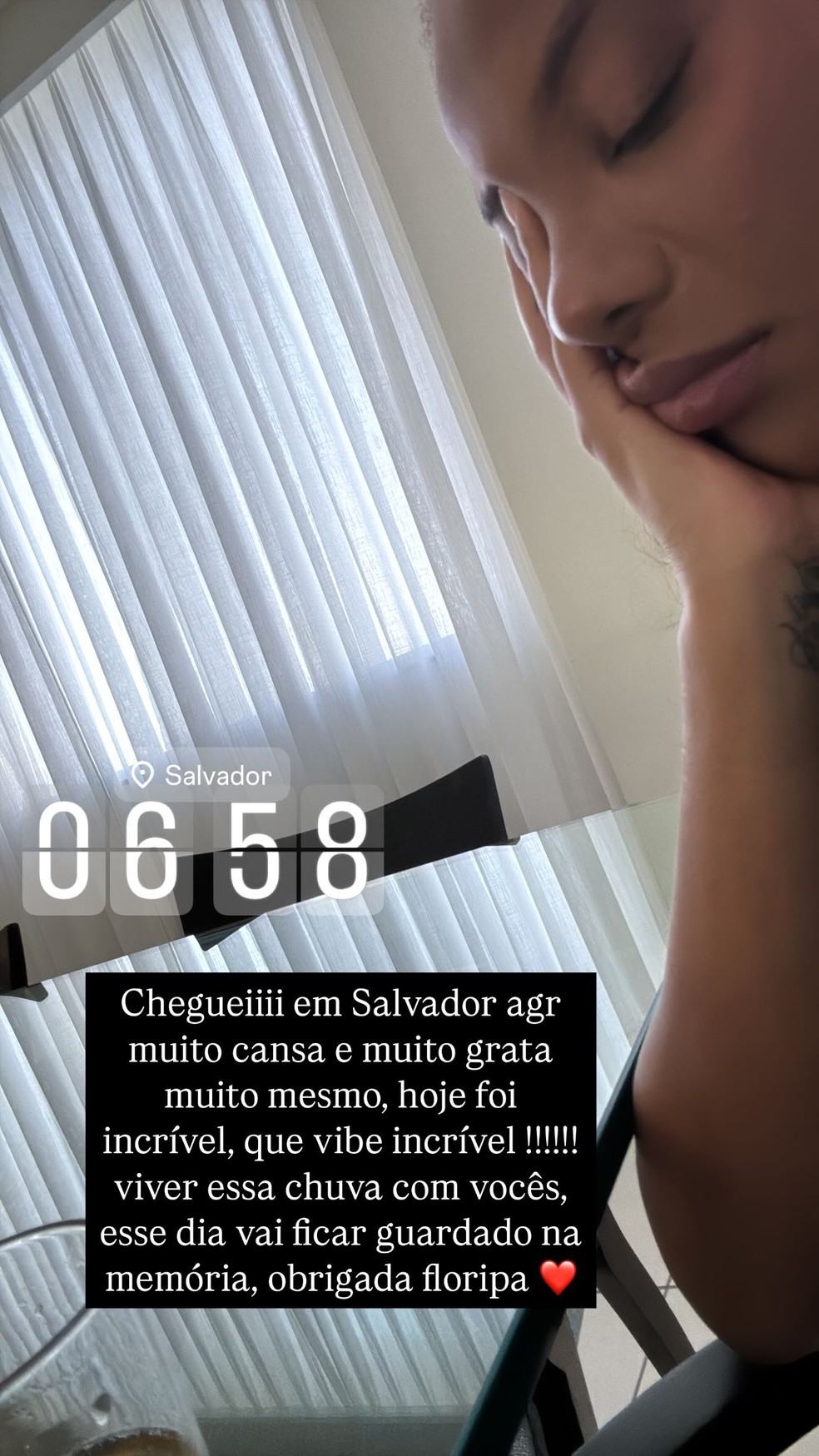 Ludmilla é uma das atrações do Festival de Verão — Foto: Reprodução/Instagram