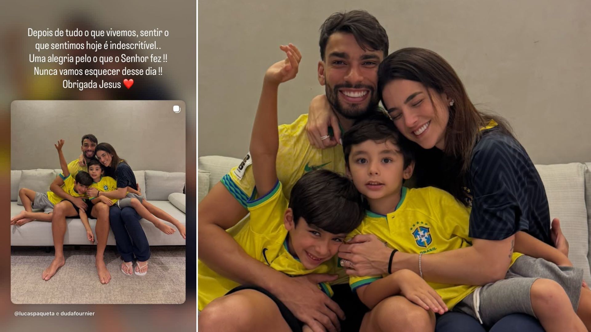 Duda Fournier comemora convocação de Lucas Paquetá para a Copa do Mundo 2026