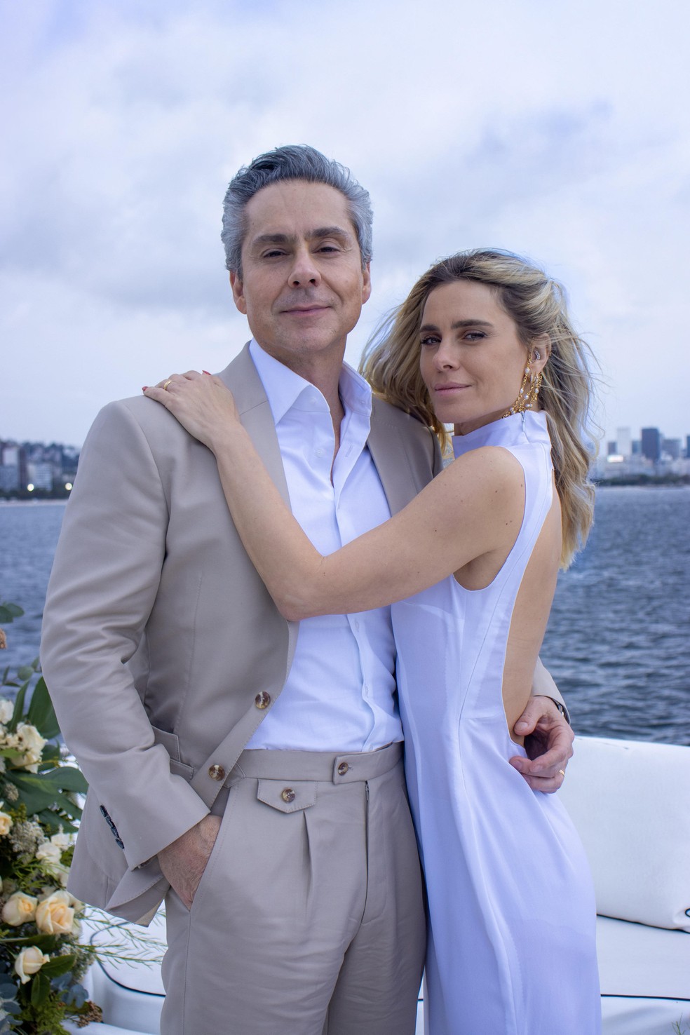 Casamento de Marco Aurélio e Leila em Vale Tudo — Foto: Globo
