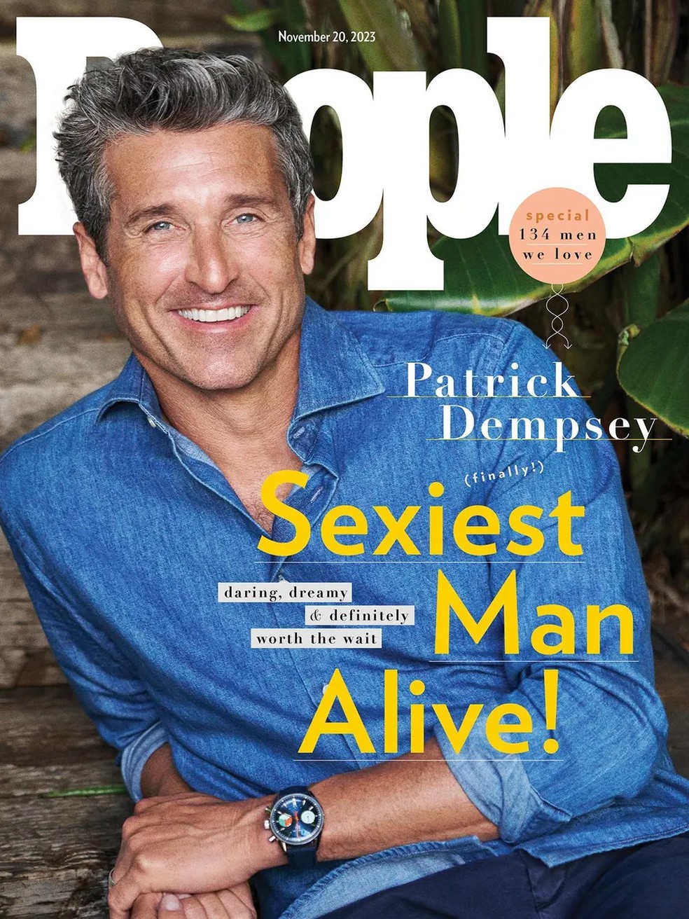 Patrick Dempsey foi eleito o homem mais sexy do mundo pela 'People' — Foto: Carter Smith/Divulgação/People