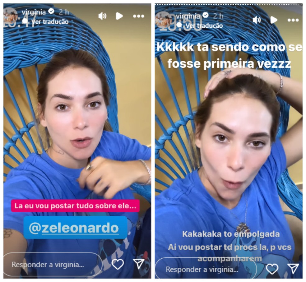 Virgínia cria perfil para filho José Leonardo, que deve nascer em setembro — Foto: Instagram