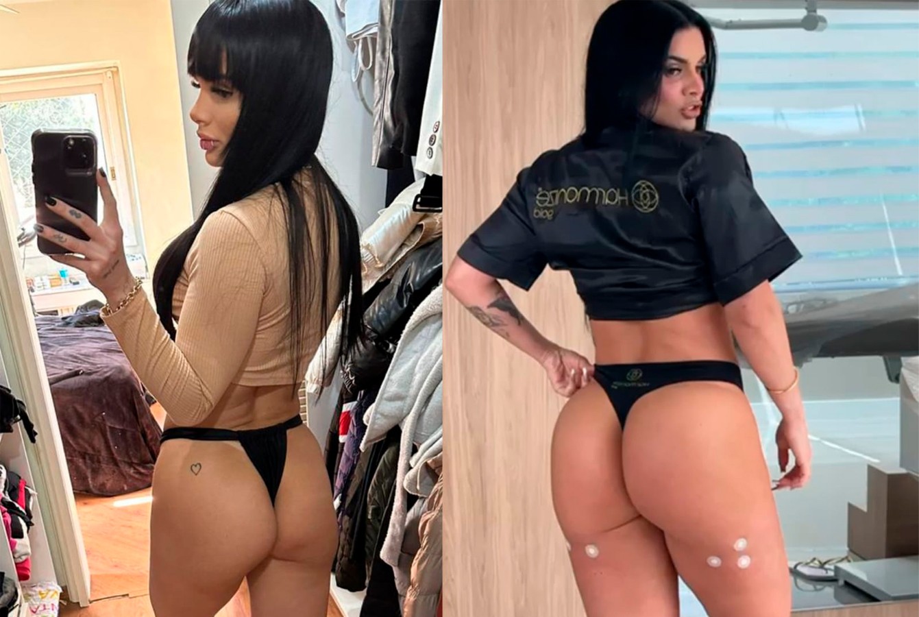 De 92 cm para 112! Musa da Barroca Zona Sul, Raíssa Souza aumenta medida do bumbum com remodelação; antes e depois