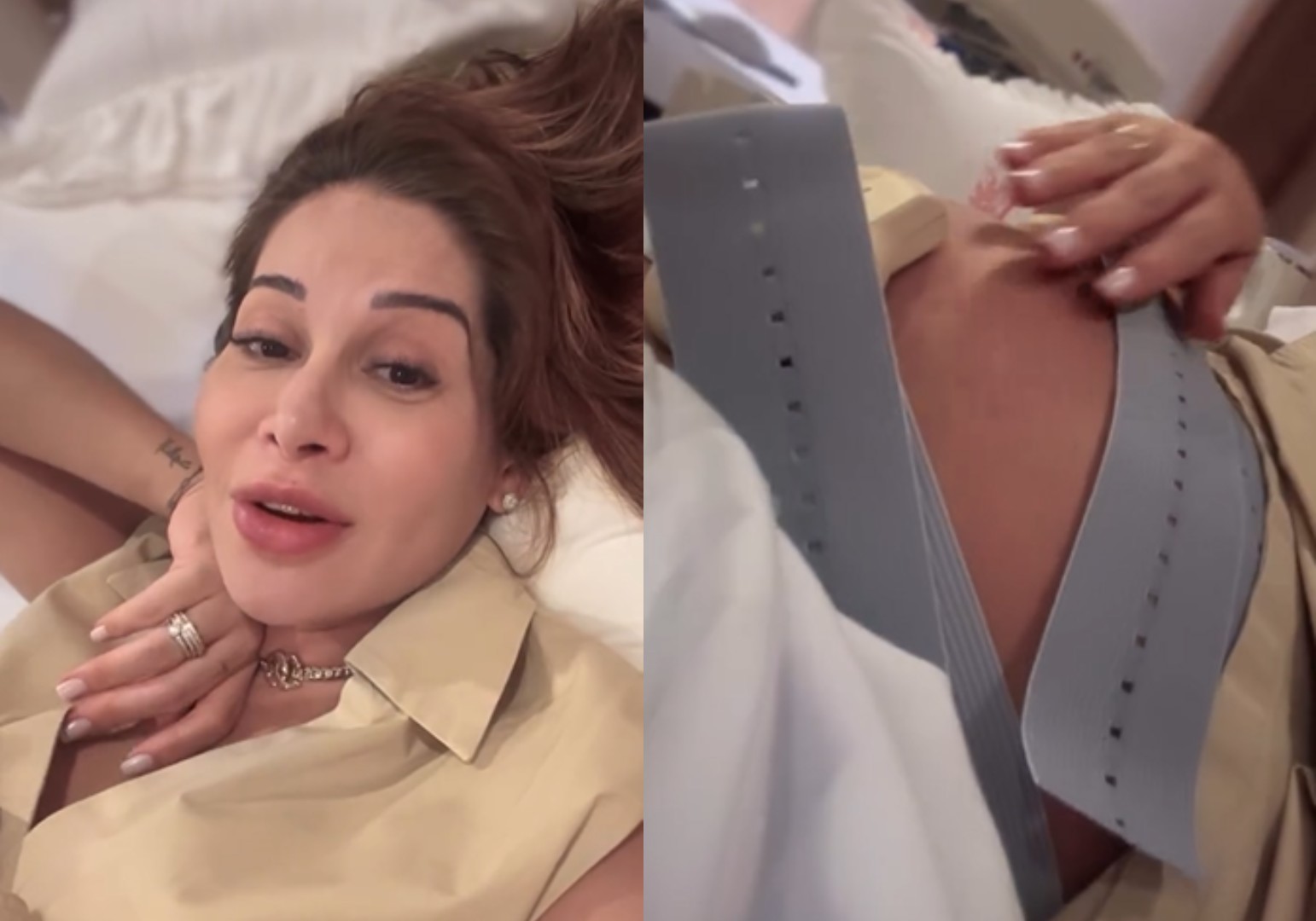 Maíra Cardi posta vídeo dizendo que filha Eloáh nasceu