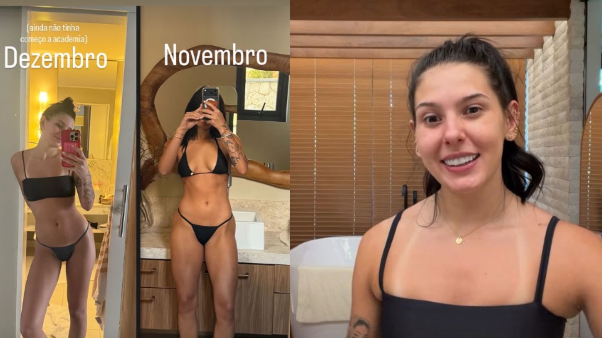 Ana Castela mostra coxas definidas após 11 meses de academia: 'É constância'