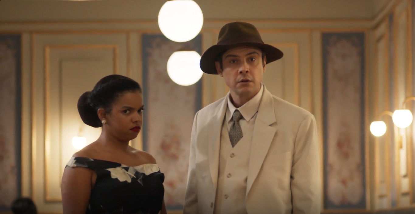 Êta Mundo Melhor!: Candinho arma barraco com Ernesto e fica frente a frente com Sandra