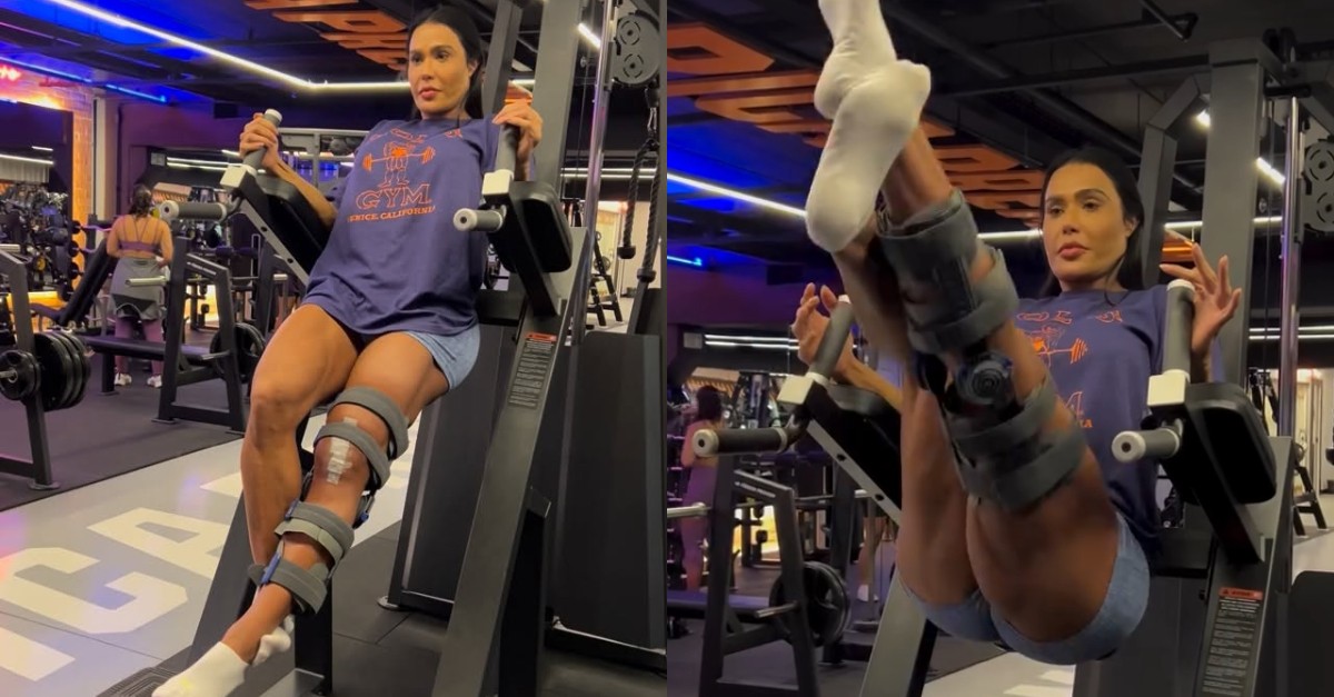 Gracyanne Barbosa mostra evolução nos treinos após cirurgia: 'Redescobri minha força'