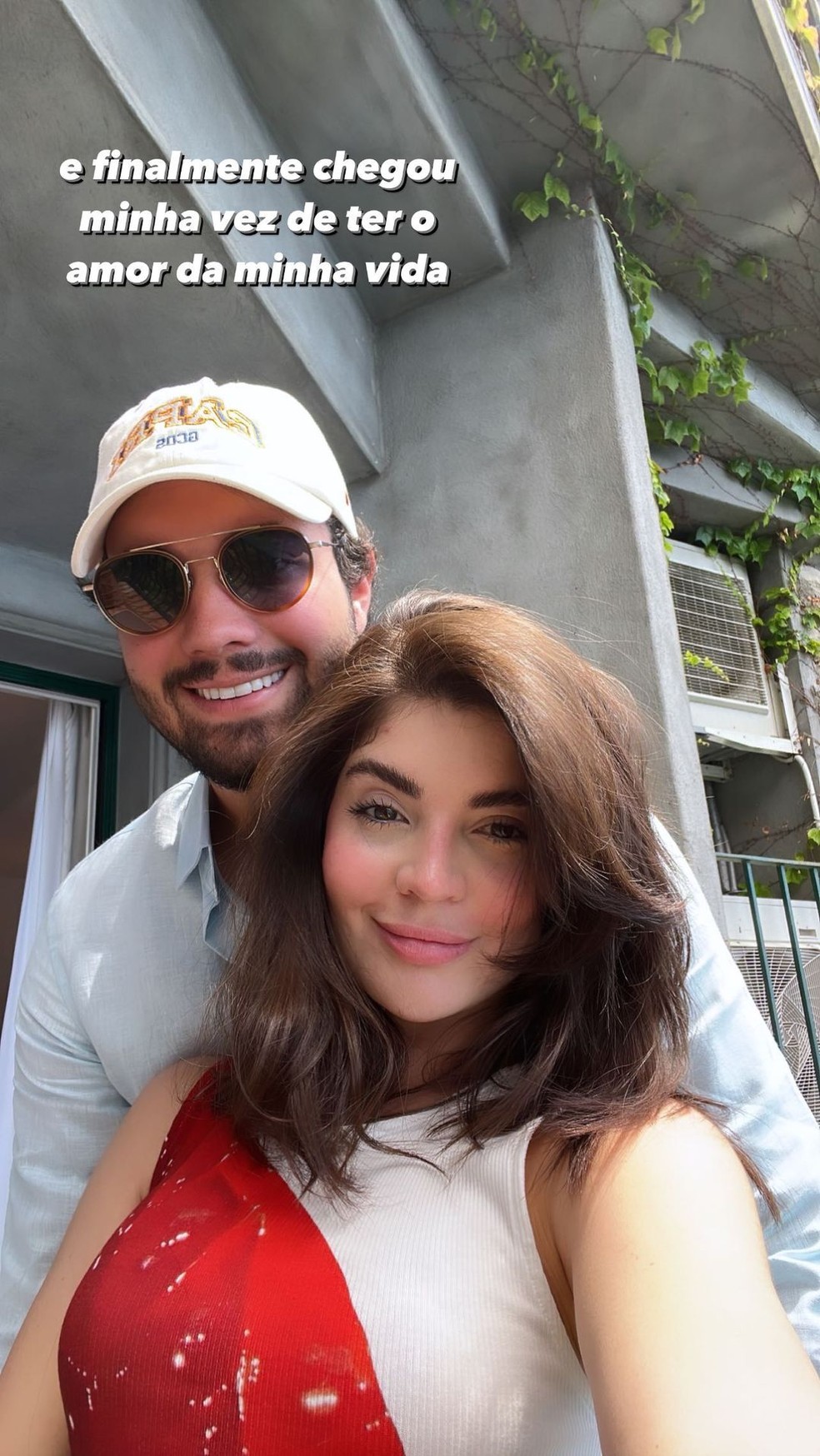 Gkay posta foto com o namorado: 'Chegou minha vez de ter o amor da minha vida' &mdash; Foto: Instagram