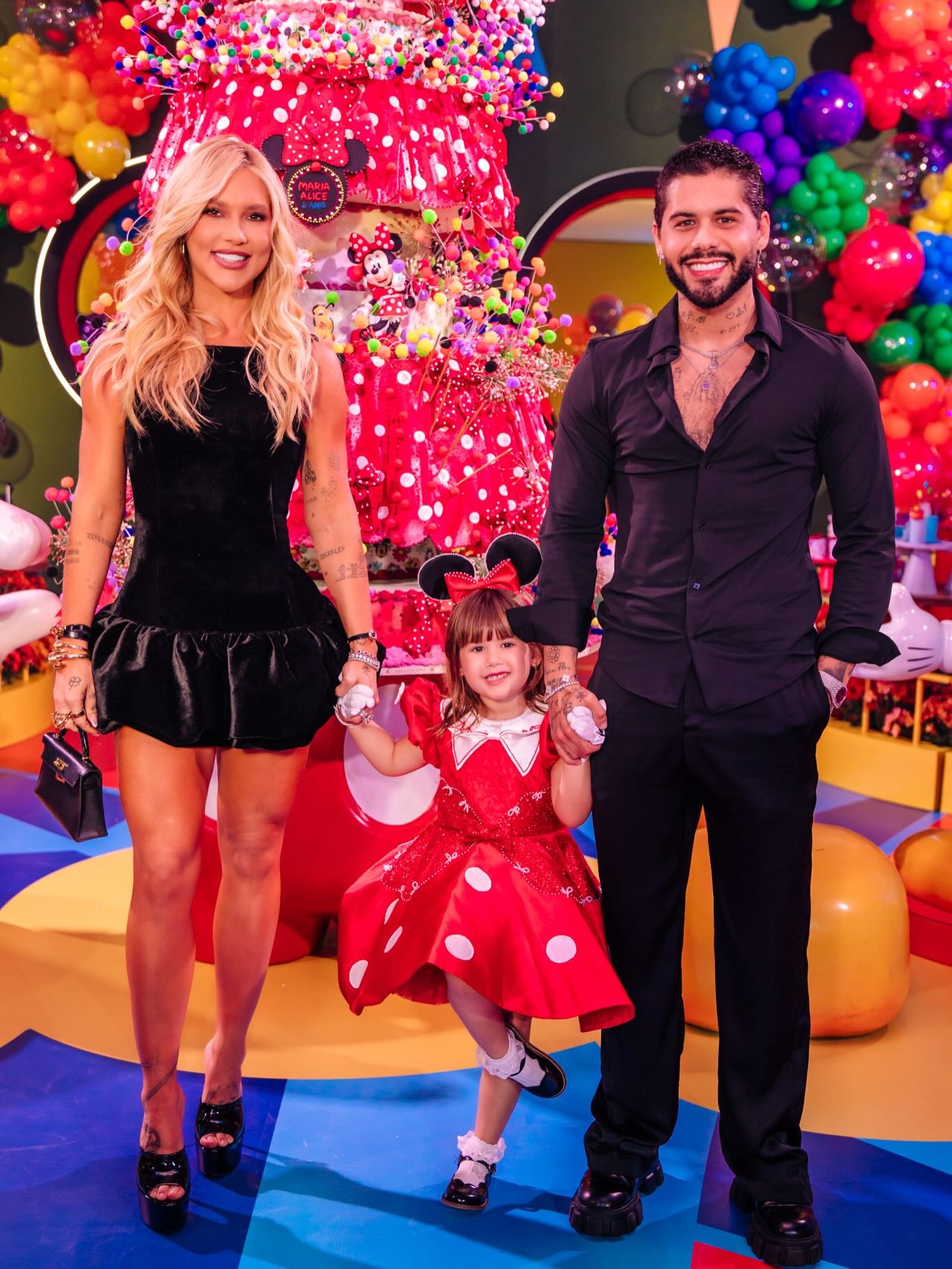 Virginia e Zé Felipe em harmonia e mais: veja como foi festão de 5 anos de Maria Alice
