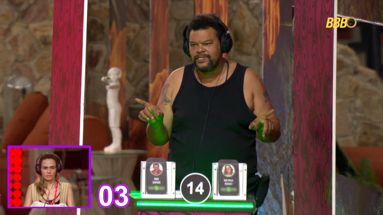 Babu Santana aponta Ana Paula como maior traidora da casa do BBB 26 no Sincerão Linha Direta