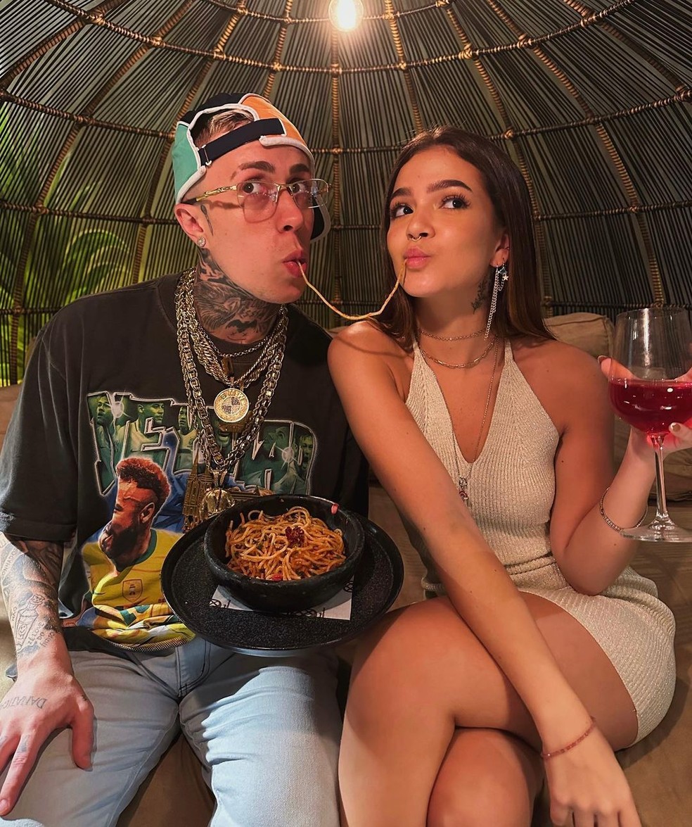 MC Daniel e Mel Maia — Foto: Reprodução/Instagram