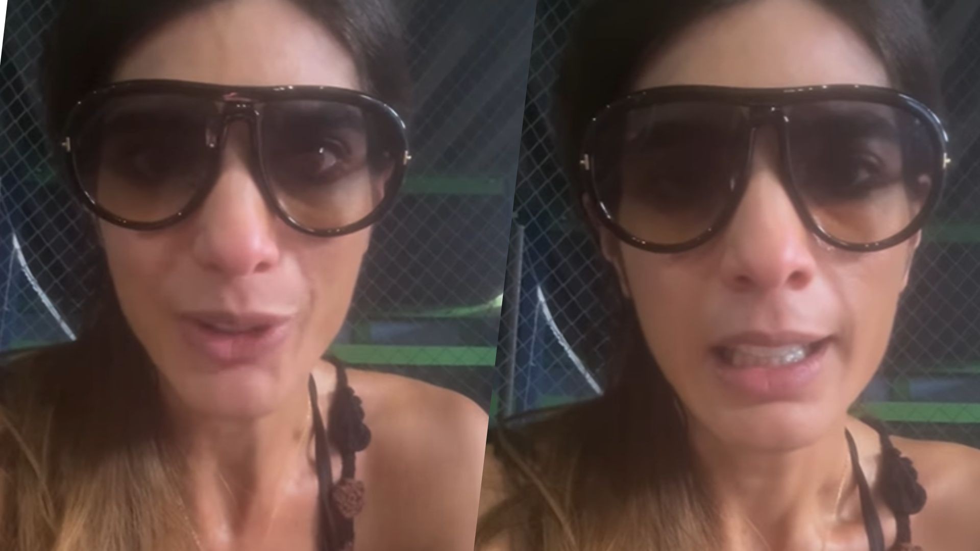 Andreia Sadi improvisa futebol com os filhos e André Rizek: 'Profissão mamãe'