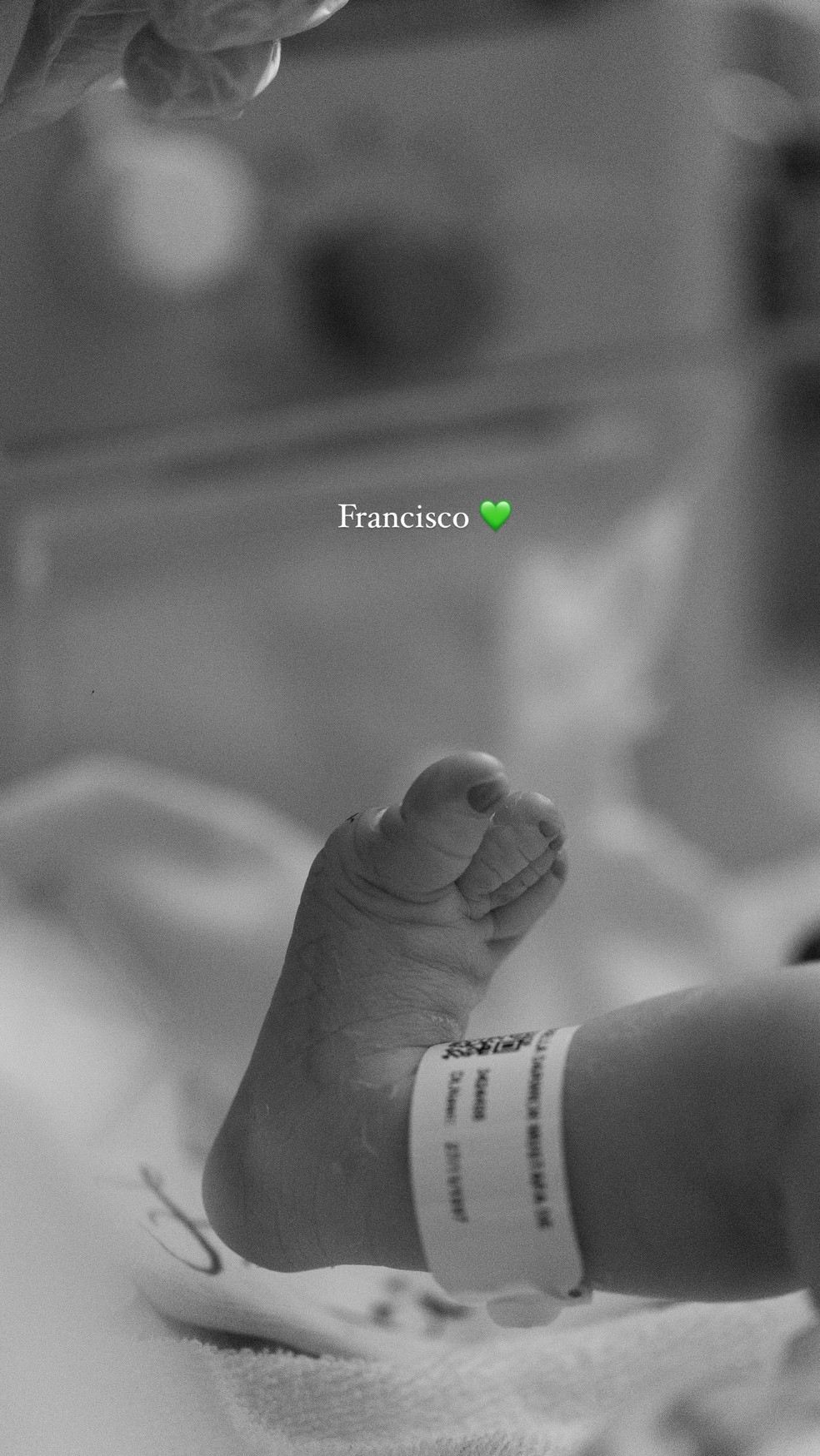 Nasce filho de Gabi Mustafa — Foto: Reprodução/Instagram