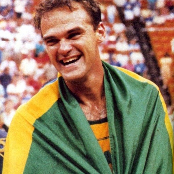 Oscar Schmidt na  seleção brasileira de basquete — Foto: Reprodução/Instagram