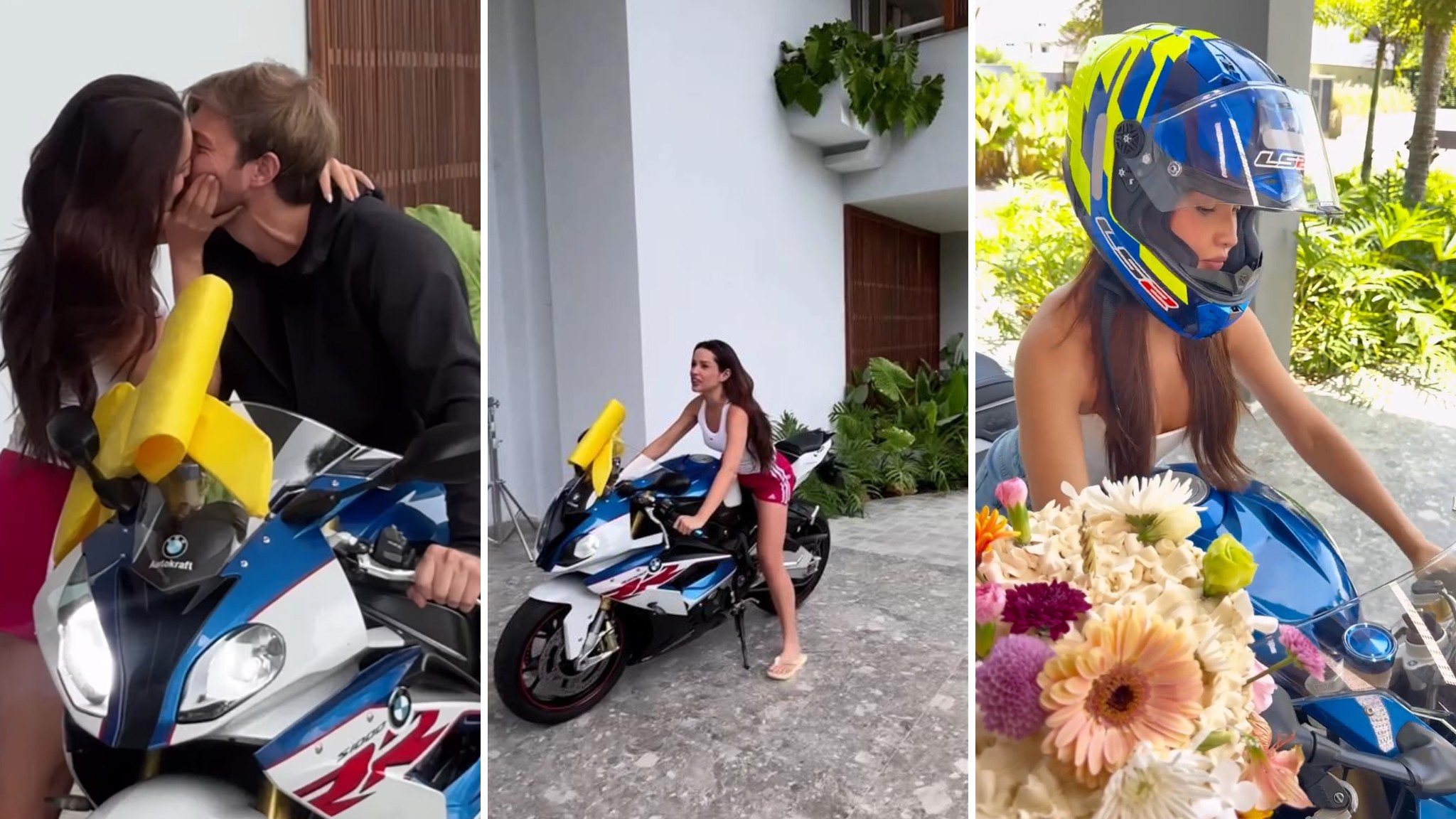 Juliette ganha de aniversário moto do noivo avaliada em R$ 140 mil: 'Amo te ver feliz'