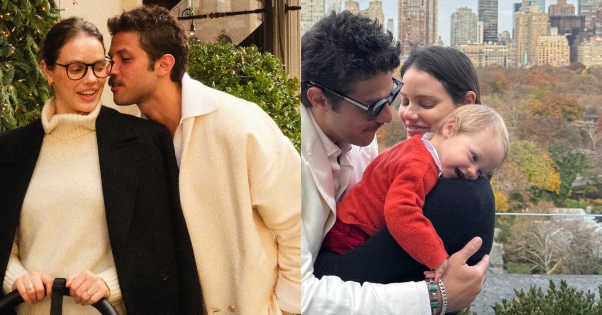 Chay Suede e Laura Neiva emocionam em fotos com a filha em Nova York