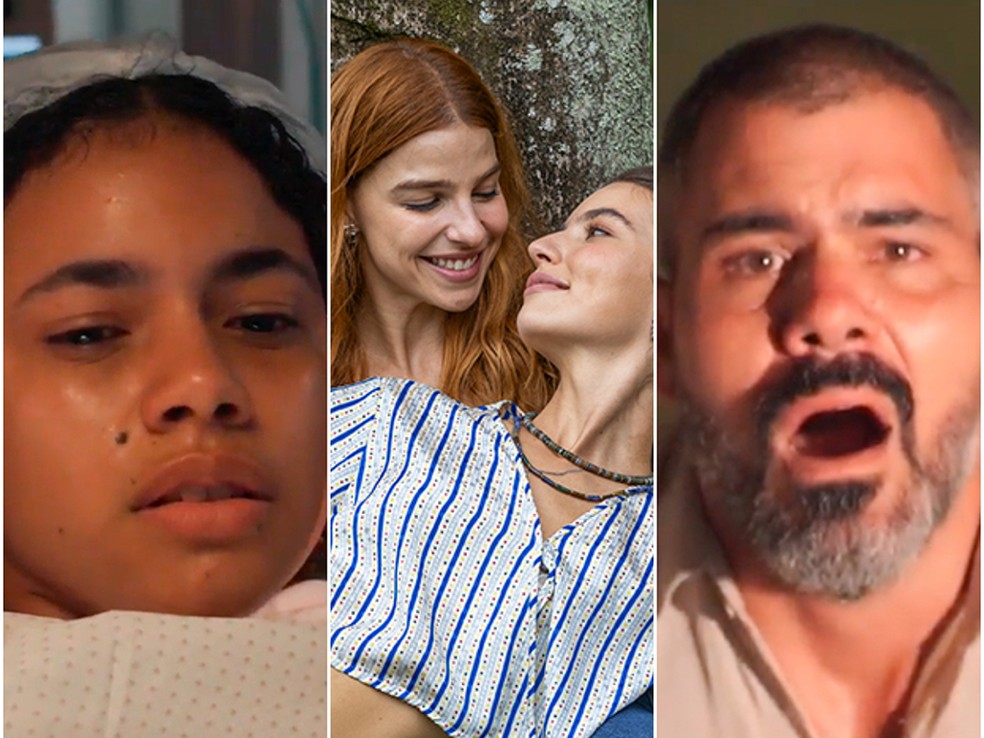 Joélly, Lorena, Juquinha e Jorginho estão no centro da trama do capítulo dessa terça (24) de Três Graças — Foto: Globo