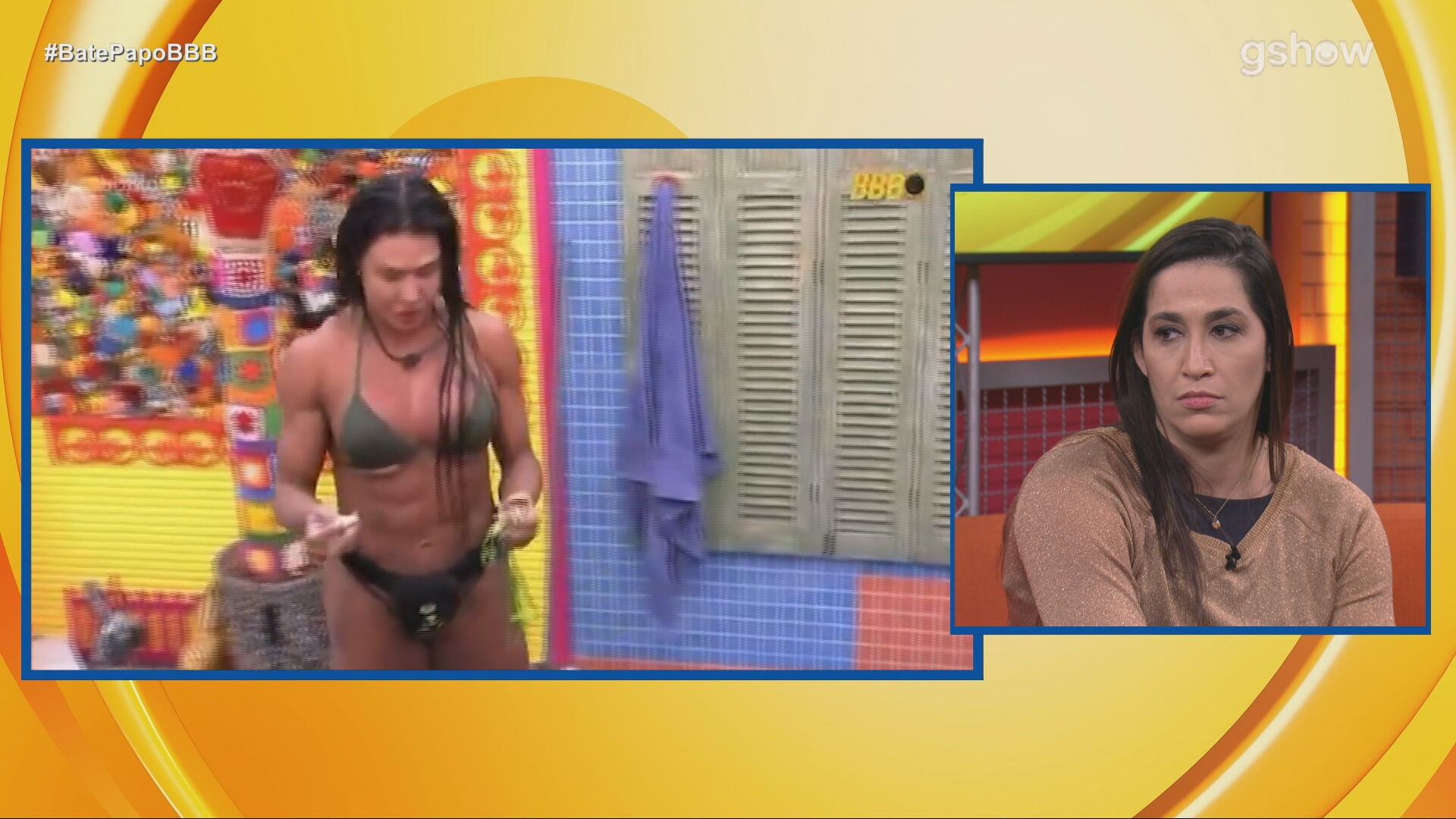 Daniele Hypolito comenta impressão de que Gracyanne era sua parceira no jogo: 'Agora eu vi que não foi'