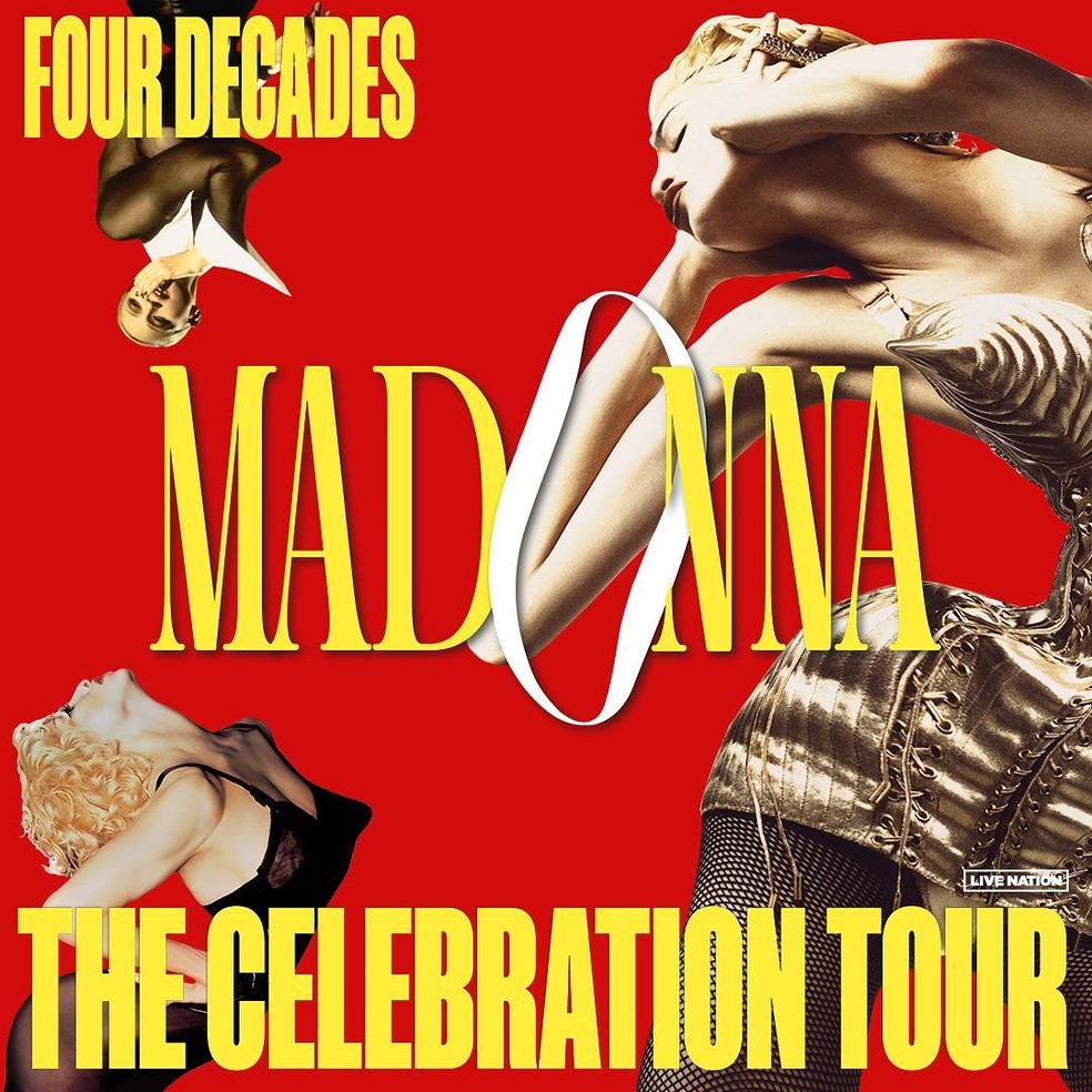 Madonna anunciou 'The Celebration Tour' no início do ano — Foto: Reprodução