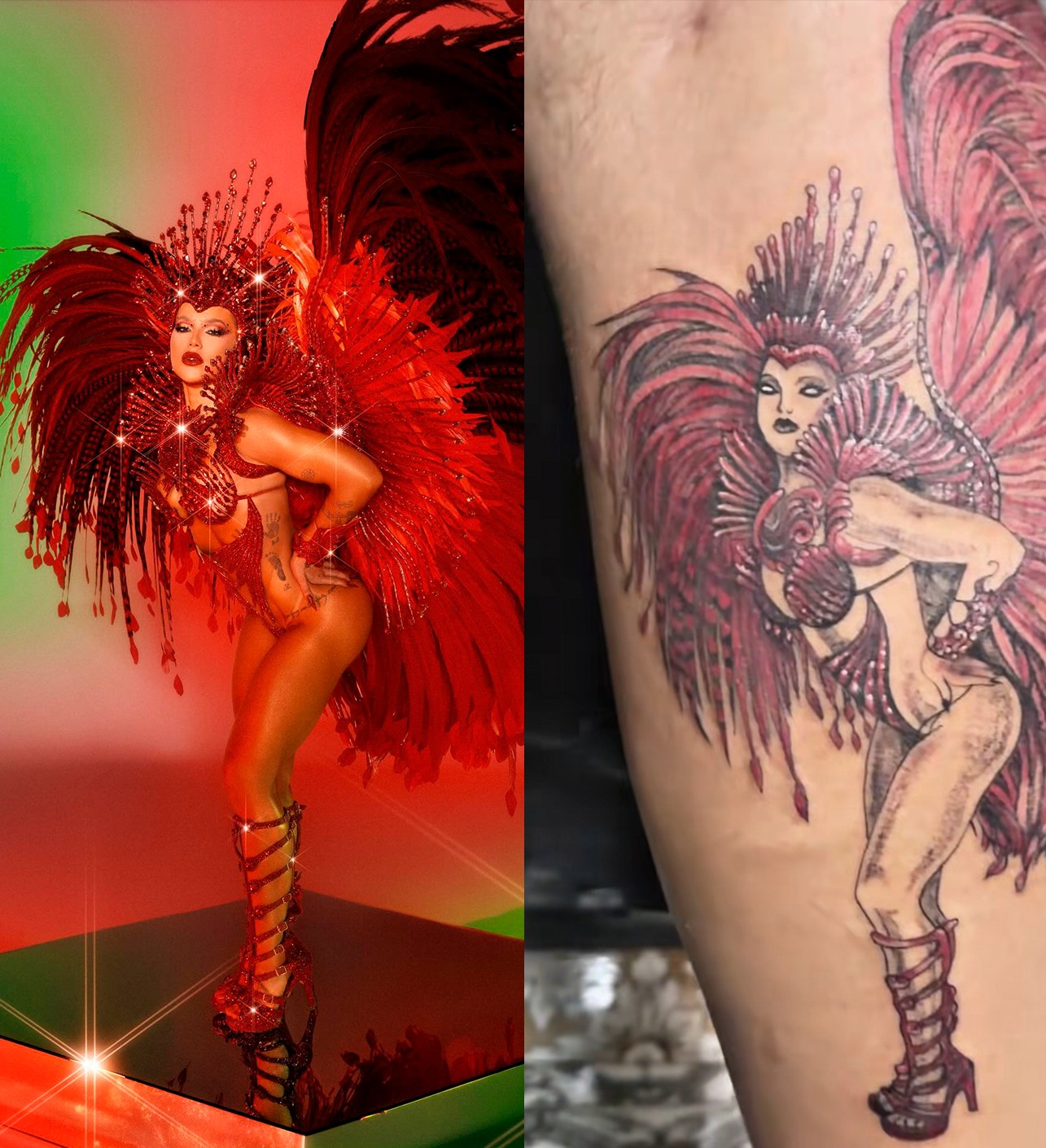 Fã de Virginia Fonseca surpreende com tatuagem gigante da influenciadora