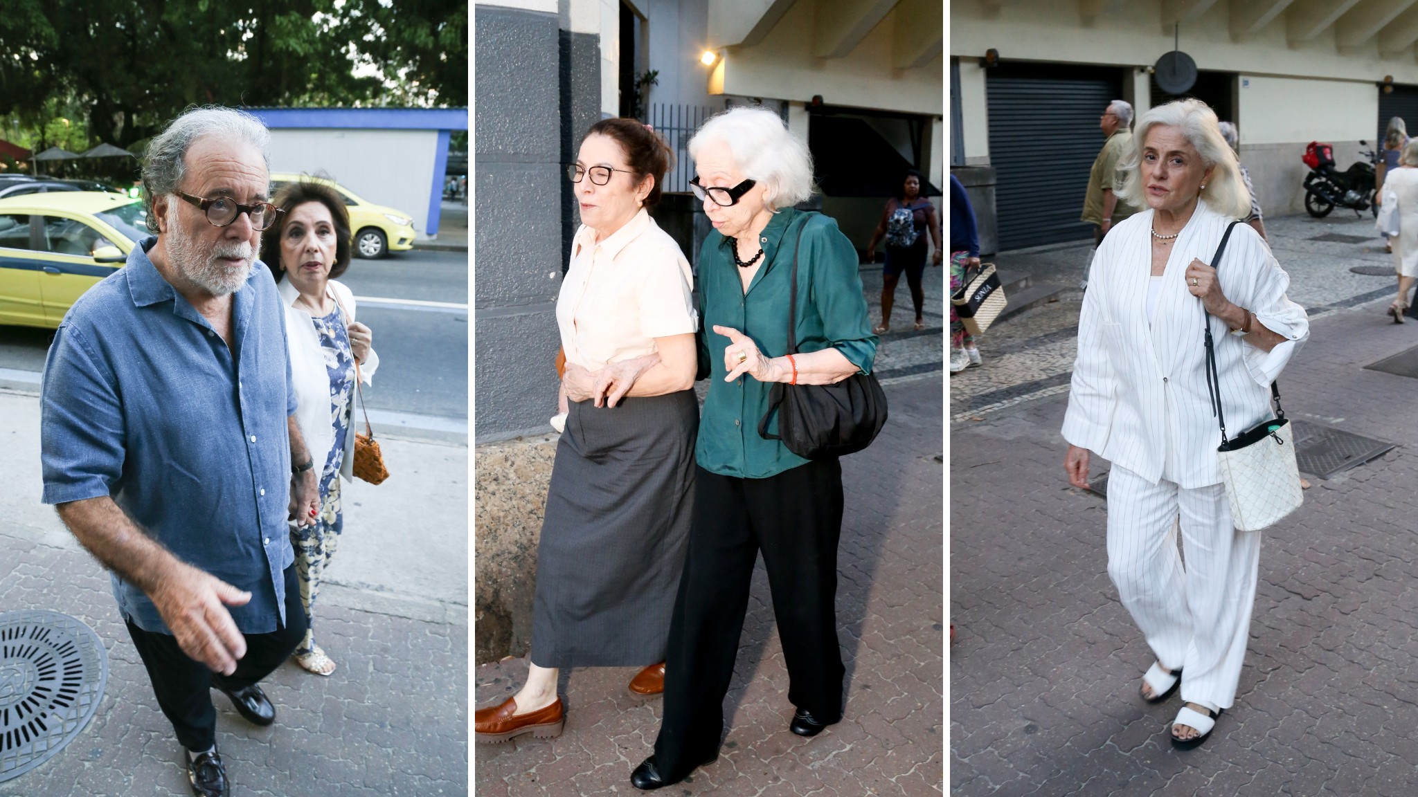 Famosos prestigiam missa de sétimo dia de Manoel Carlos