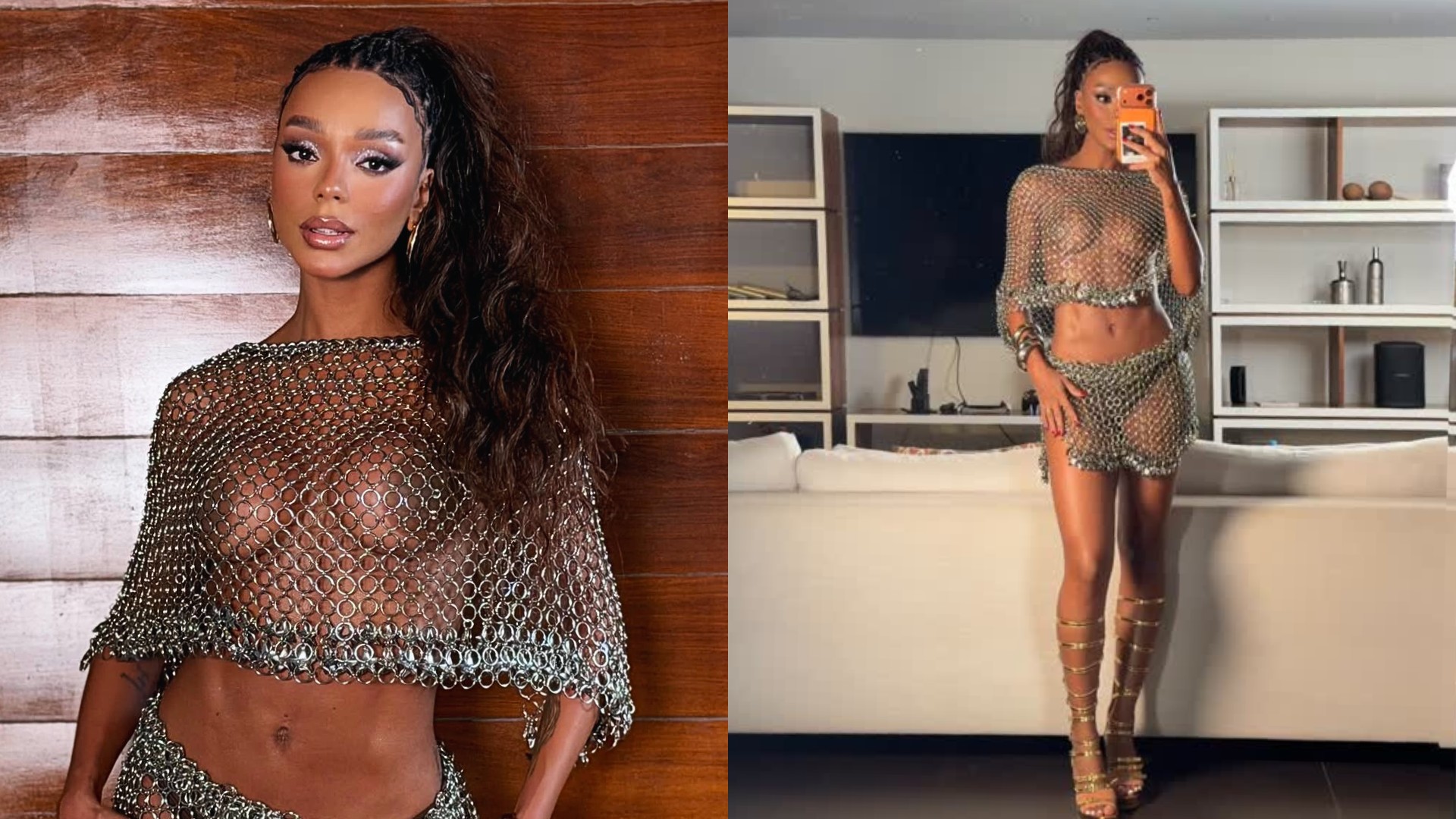 Brunna Gonçalves mostra produção para ensaio de rua da Grande Rio