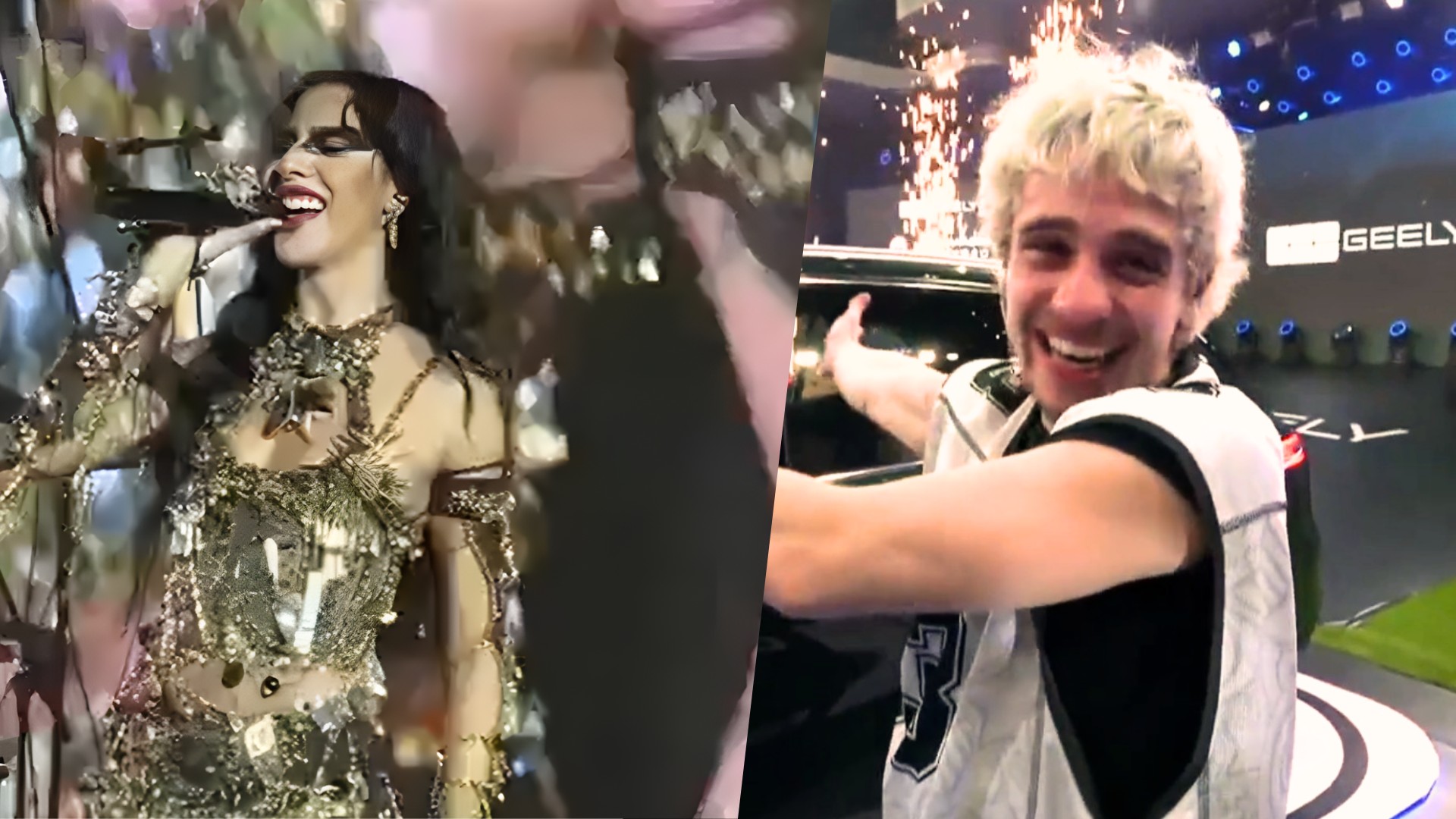 Durante show, Marina Sena descobre que Juliano Floss está na final do BBB 26 e se confunde: 'Líder?'