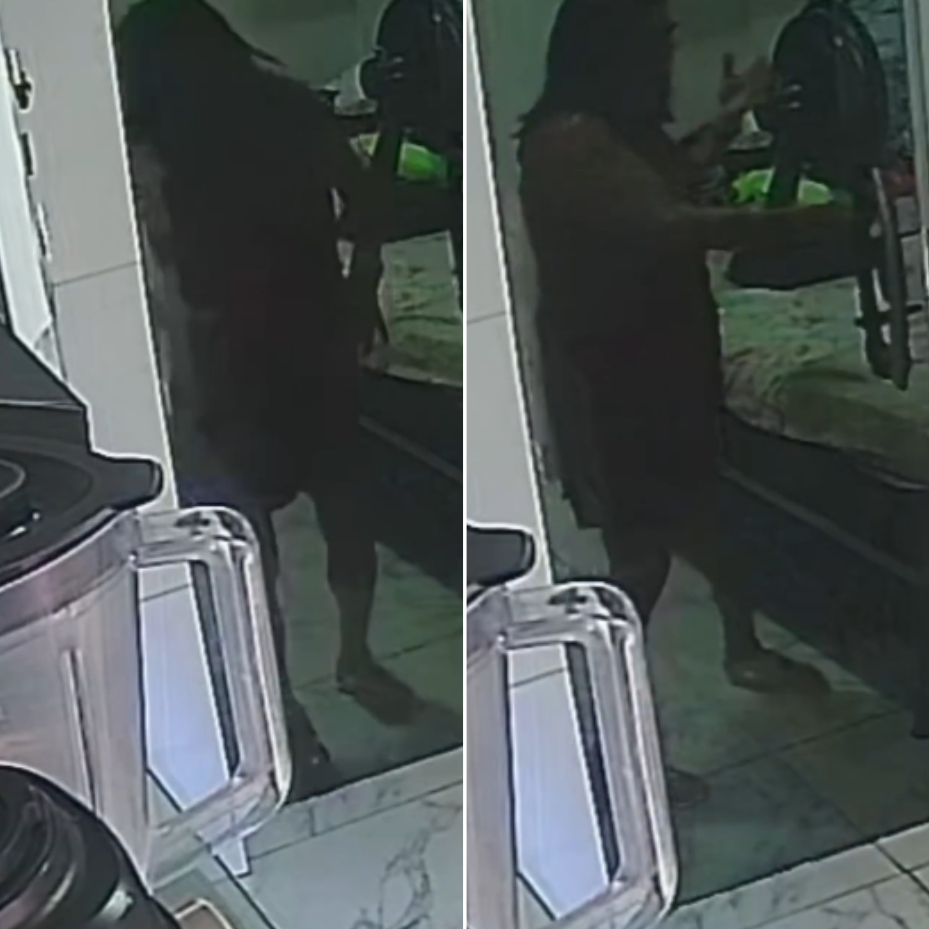 Delma se diverte com vídeo em que bate rosto em porta de vidro: 'Quem nunca?'